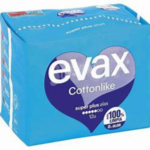 COMPRESAS TOCOLOGICAS EVAX COTTONLIKE SUPERPLUS