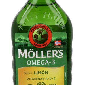 MOLLER´S ACEITE DE BACALAO SABOR LIMON 250 ML