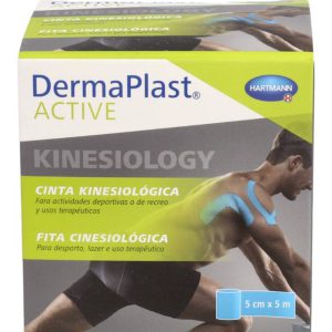CINTA KINESIOLOGICA DERMAPLAST ACTIVE COLOR AZUL