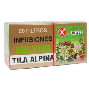 TILA ALPINA SEDANTE MILVUS 20 FILTROS