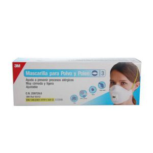 MASCARILLA PROTECCION POLEN Y POLVO 3M 3 U