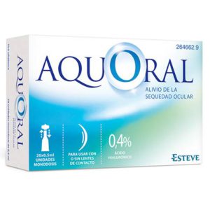 LUBRICANTE OCULAR AQUORAL 20 MONODOSIS