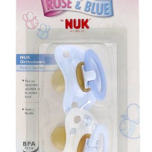CHUPETE NUK T1 BLUE LATEX 2UNI