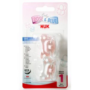 CHUPETE NUKETE T1 SILICONA ROSE 2UND