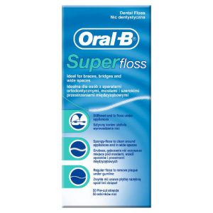 ORAL-B SEDA DENTAL SUPER FLOSS 50 METROS